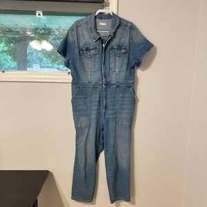 Good American Denim Jumpsuit